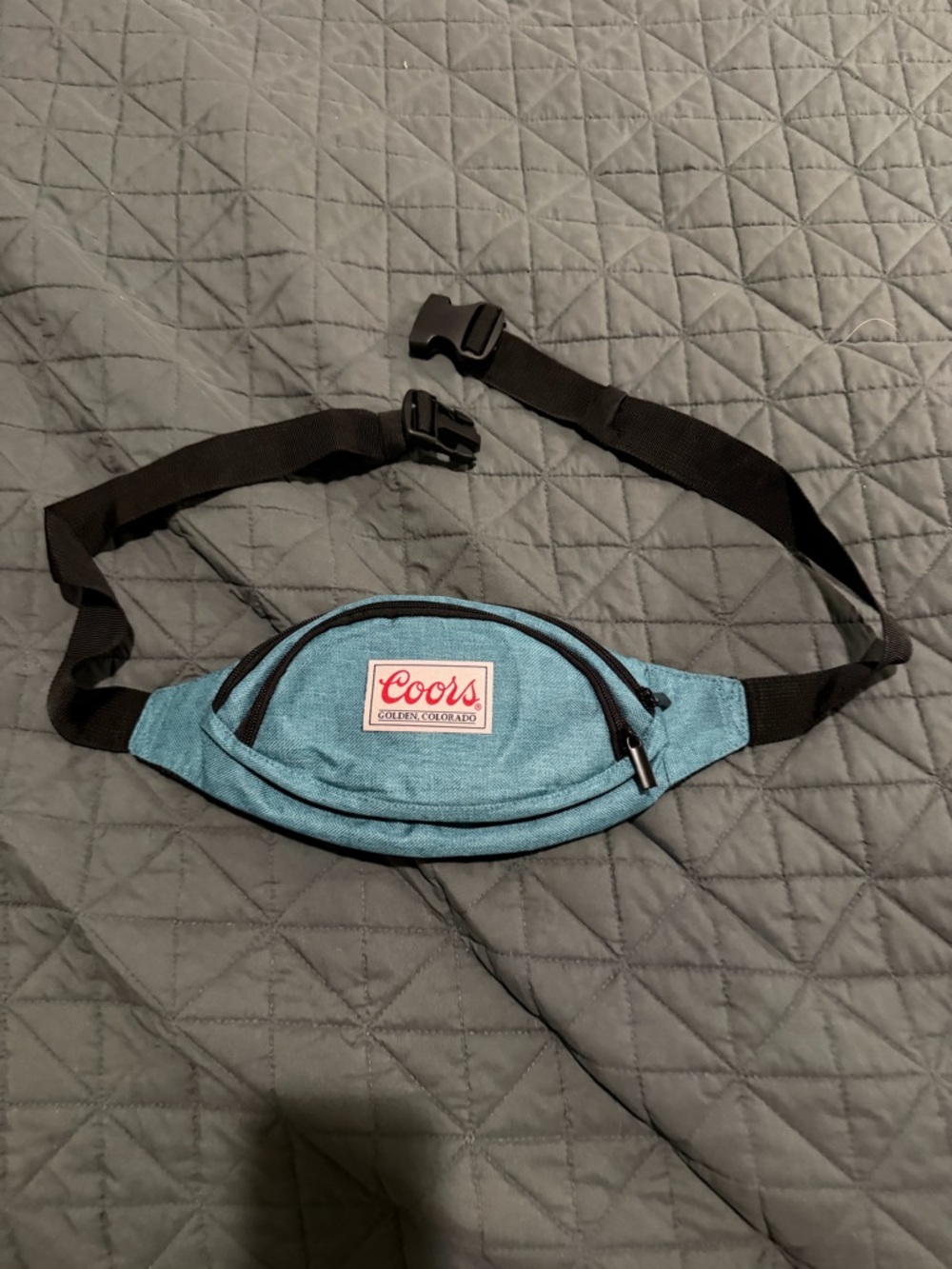 Coors Teal Blue Fanny Pack Belt Bag